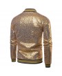 Performance Dress Sequin Printing Wedding Banquet Club Stage Jacket for Men