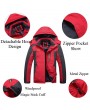 7XL Plus Size Outdoor Thicken Climbing Water Resistant Windbreaker Hooded Jacket for Men