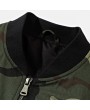 Fall Casual Stylish Camo Printing Stand Collar Bomber Jackets Coats for Men