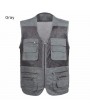 Mens Breathable Mesh Multifunctional Waistcoasts Quick Dry Outdoor Fishing Sleeveless Vests