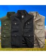 Mutil Functional Pockets Casual Outdoor Fishing Photography Vest for Men