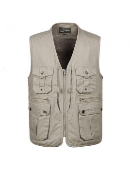 Mutil Pockets Fishing Photography Outdoor Functional Vest for Men