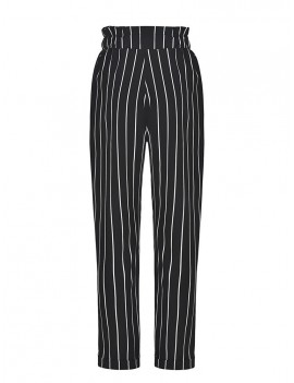 Casual Striped High Waist Harem Pants