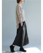 Wide Leg Solid Color Pleated Casual Pants
