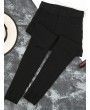 Skinny Knee Ripped Hole Thin Stretch Pencil Pants